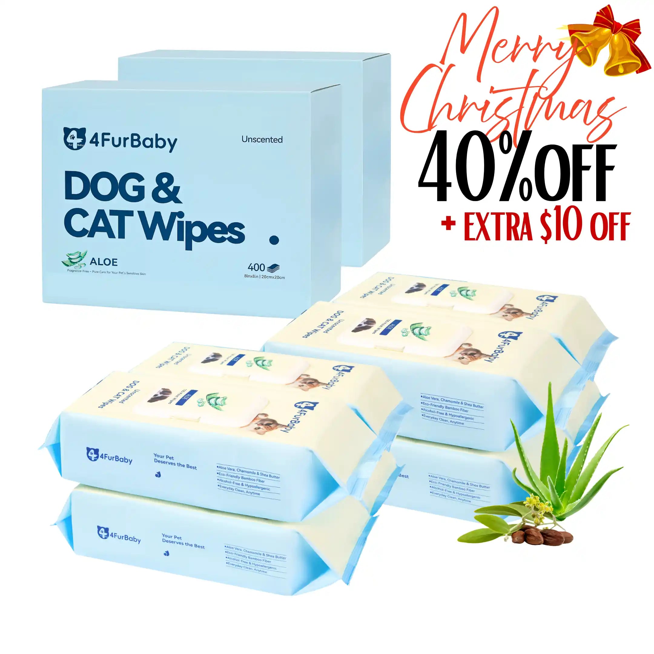 , Plant-Based, Hypoallergenic, 400 Count